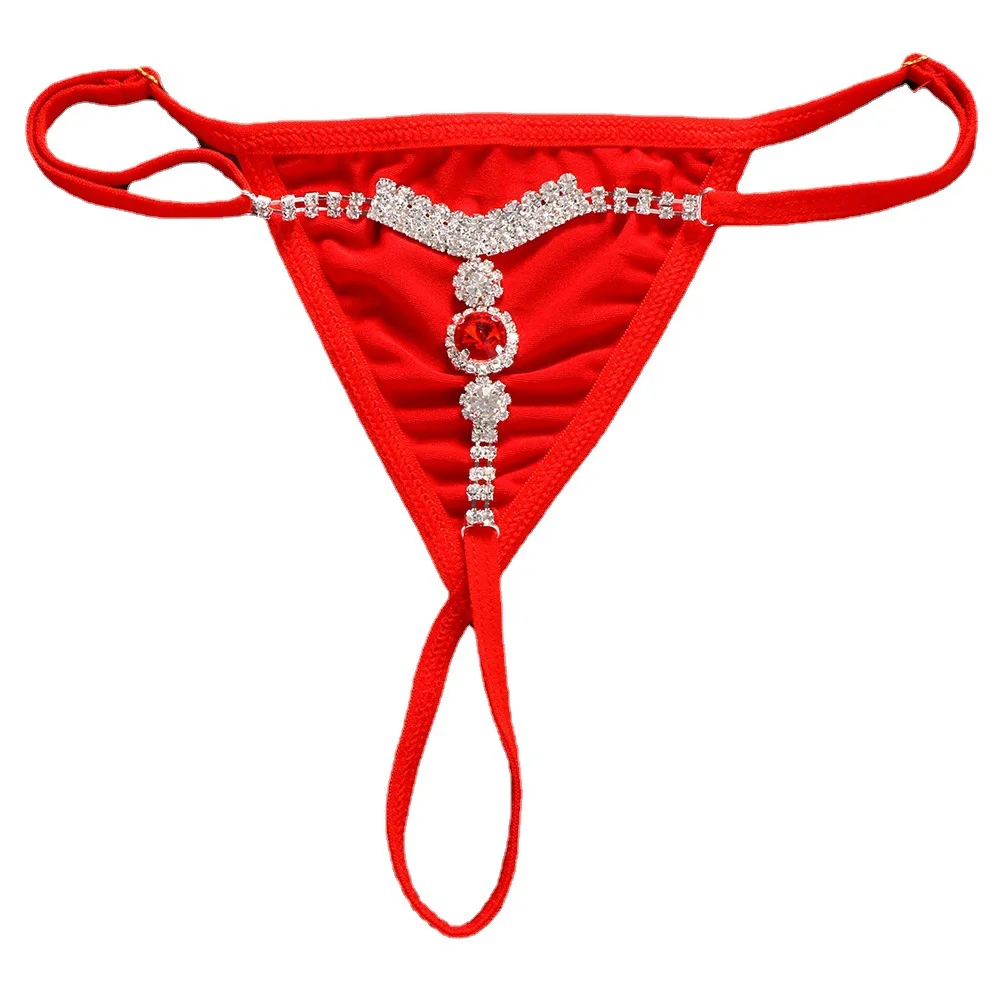 Dropshipping Products 2023 New Red Rhinestone Waist Underwear Accessories Sexy Body Chain Buy