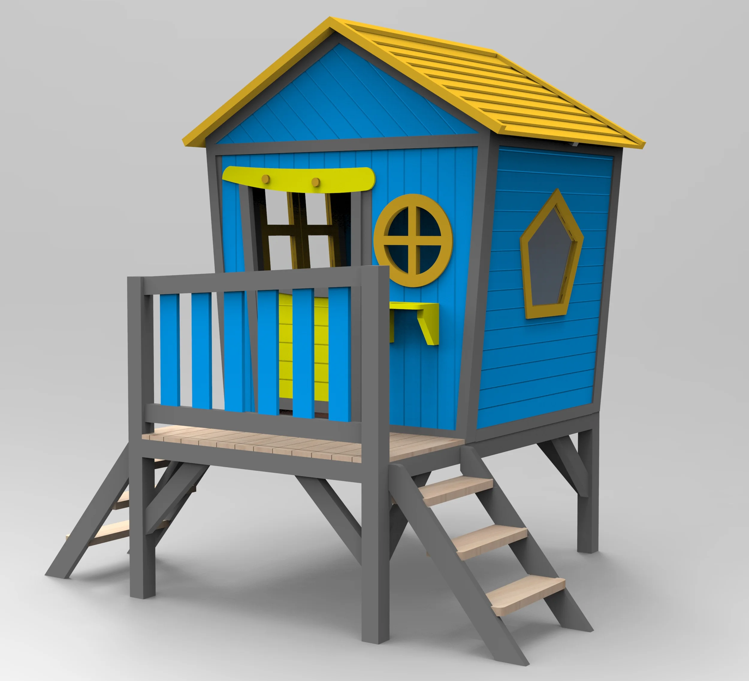 Outdoor Wooden Kids Waterproof Children Playhouse With Ladders Buy Cheap Wooden Playhouses For