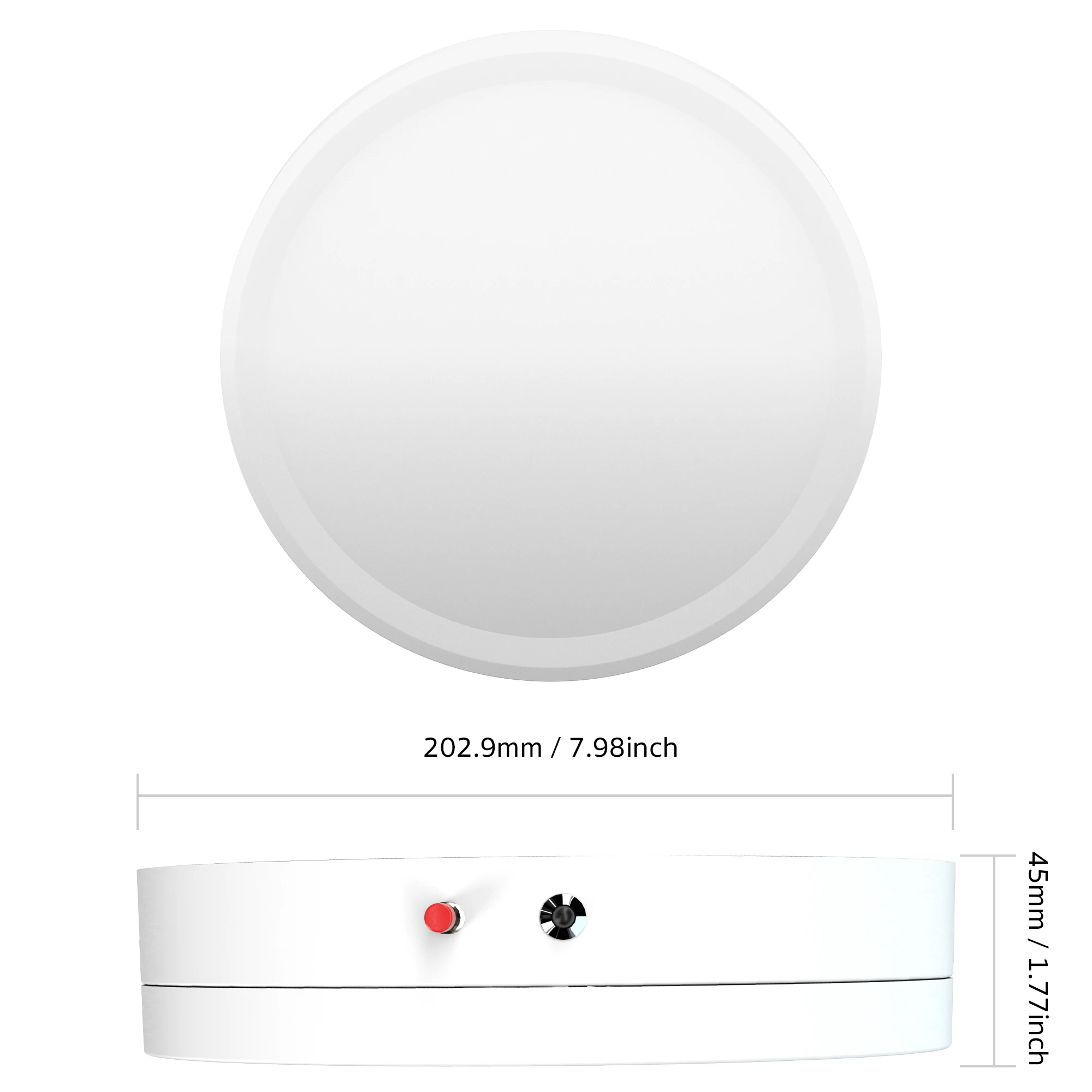 Etl Led Emergency Ceiling Light Fixture With Battery Backup For 7 Inch