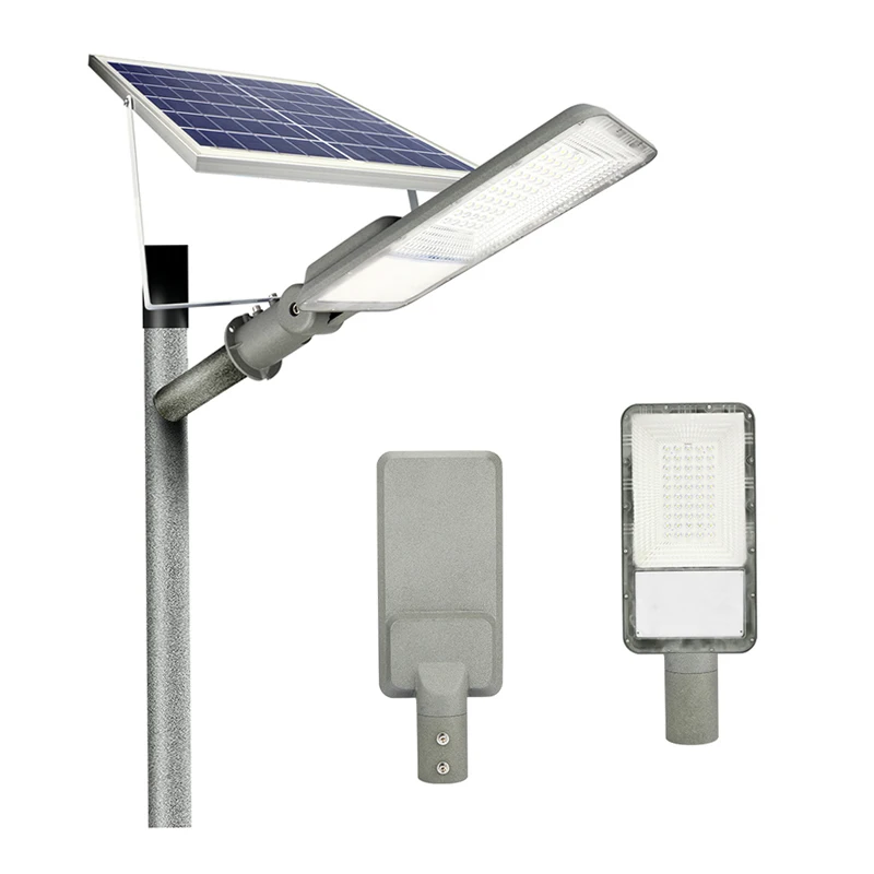 Waterproof Outdoor IP65 High Bright Automatic LED Road Lamp with Sensor Outdoor Lighting Low Price 100W Solar Street Light