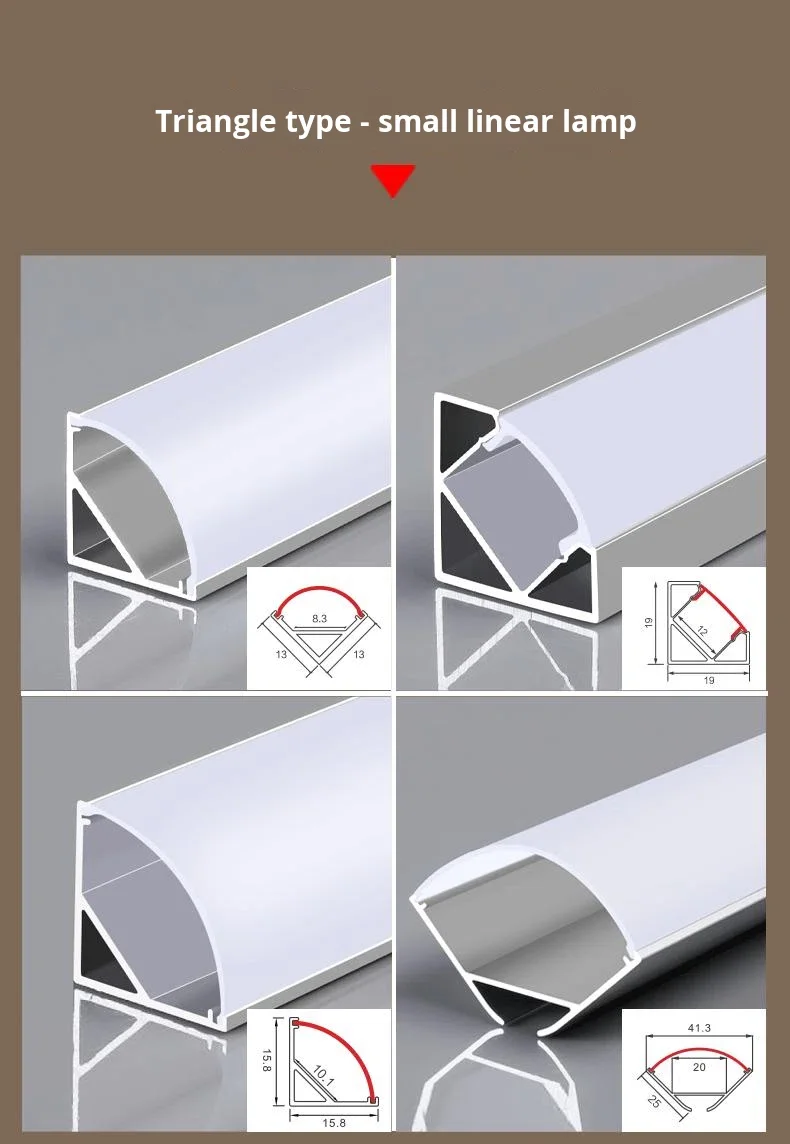 product pre embedded aluminum alloy linear light channel with light slot and line design for ceiling and billiard use 10 year warranty-3