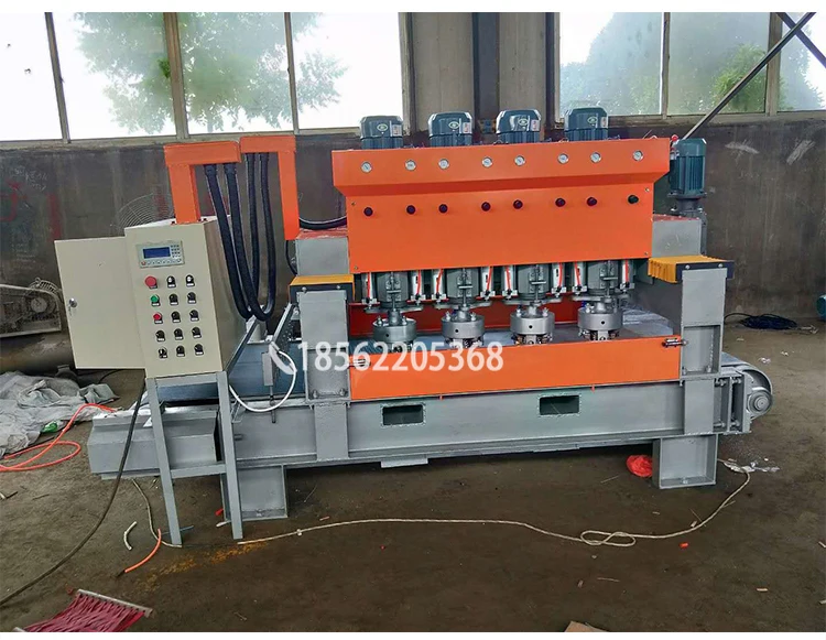 Stone Bush Hammering Automatic Litchi Surface Processing Machine Cnc