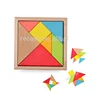 Logo Printed Educational Puzzle Game Creativity Training Coloring Toys Kids Wooden Toy Gift