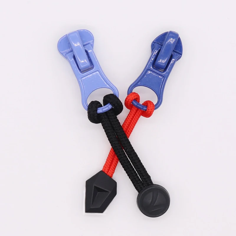 Ky Customized Fabric And Silicone Pvc Puller Rope Soft Pull Head For