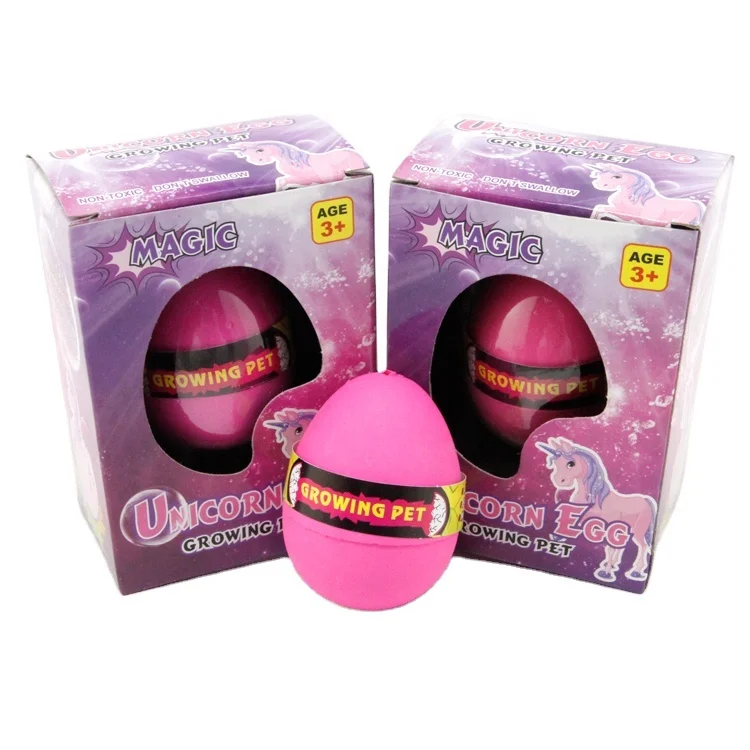 Funny Magic Growing Unicorn Pet Eggs Add Water Magic Kids Toy