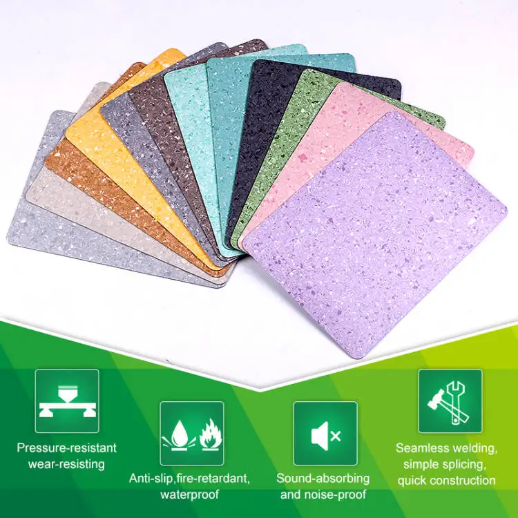 Waterproof Pvc Sheet Conductive Hospital Vinyl Flooring Materials Plank