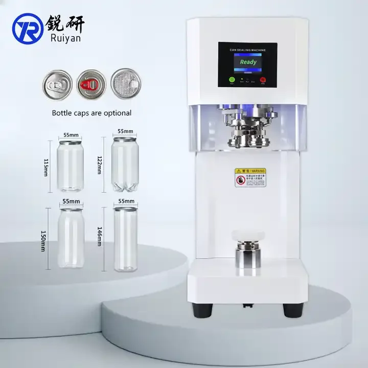 Automatic RY-FGJ-100D Can Sealing Machine – 30pcs/min, Suitable