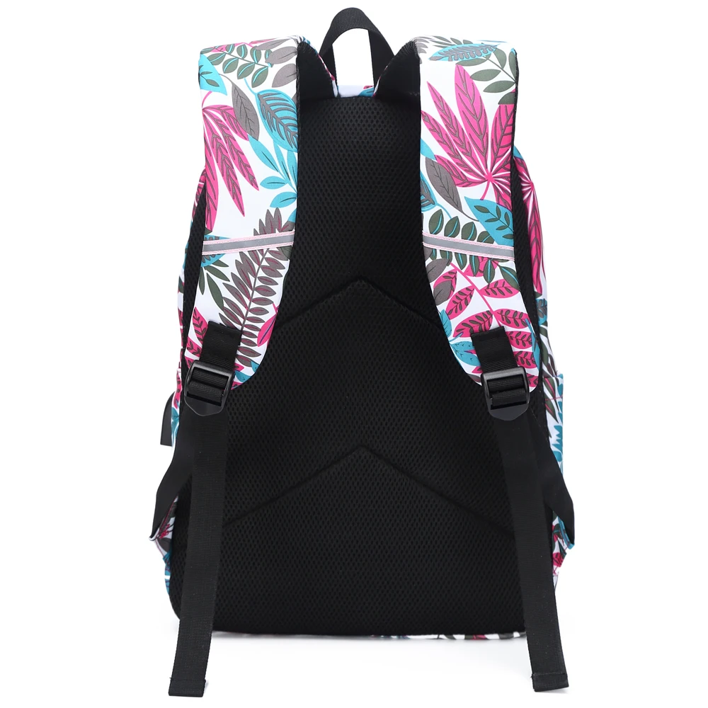 Backpack laptop USB Charging Female College School Bag Outdoor Sports Waterproof Leisure Travel backpack