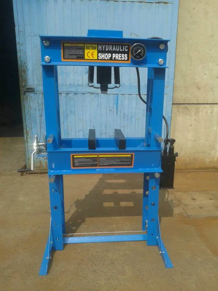 50 Ton Double Pump Hydraulic Shop Press With Ce Certificated And Hand