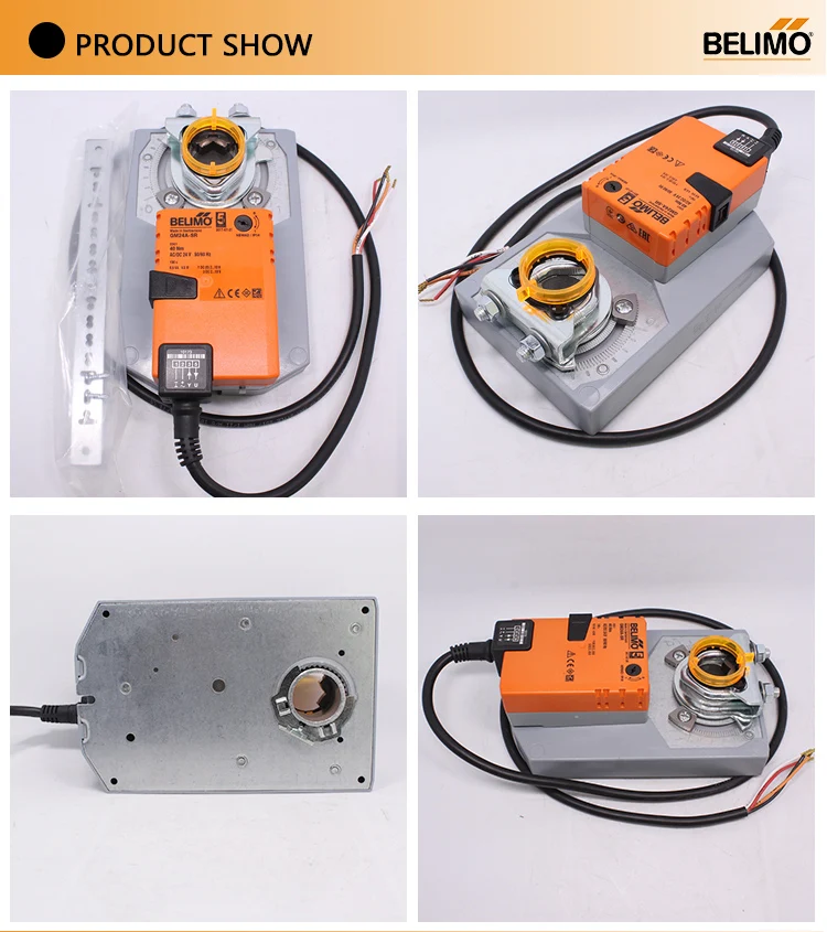 Belimo 40nm Gm24asr Ac24v Dc24v Modulating Damper Actuator For Havc
