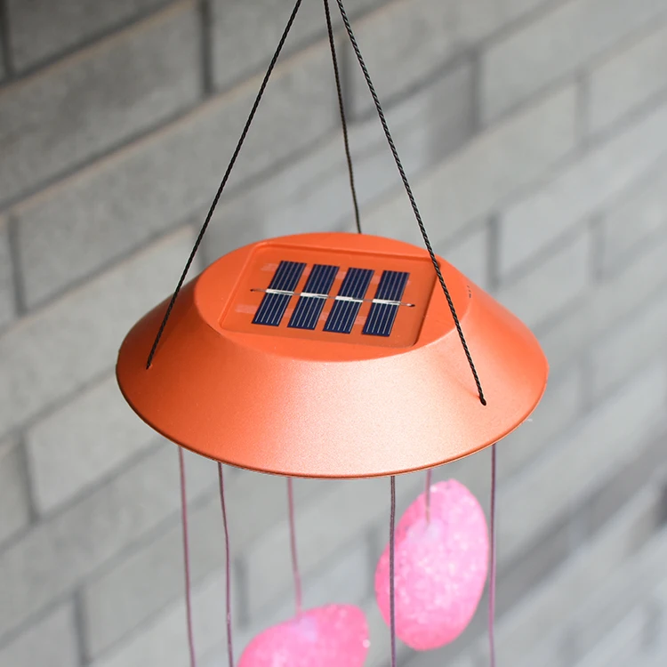 
2019 Hot Sales LED Color Changing Solar Wind Chime Outdoor 