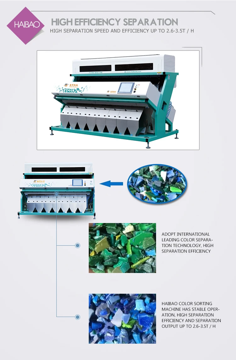 food color fractionation process used metal electricity static separation sorter machine