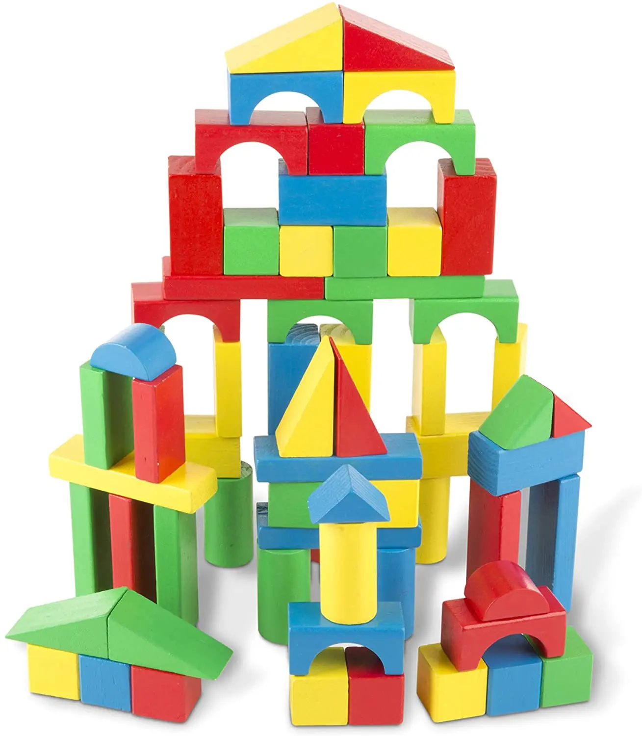 Wooden Building Blocks Set 100 Blocks In 4 Colors And 9 Shapes Buy   Hbe022bdbd64b473c8d5c9b89a6d16838D 