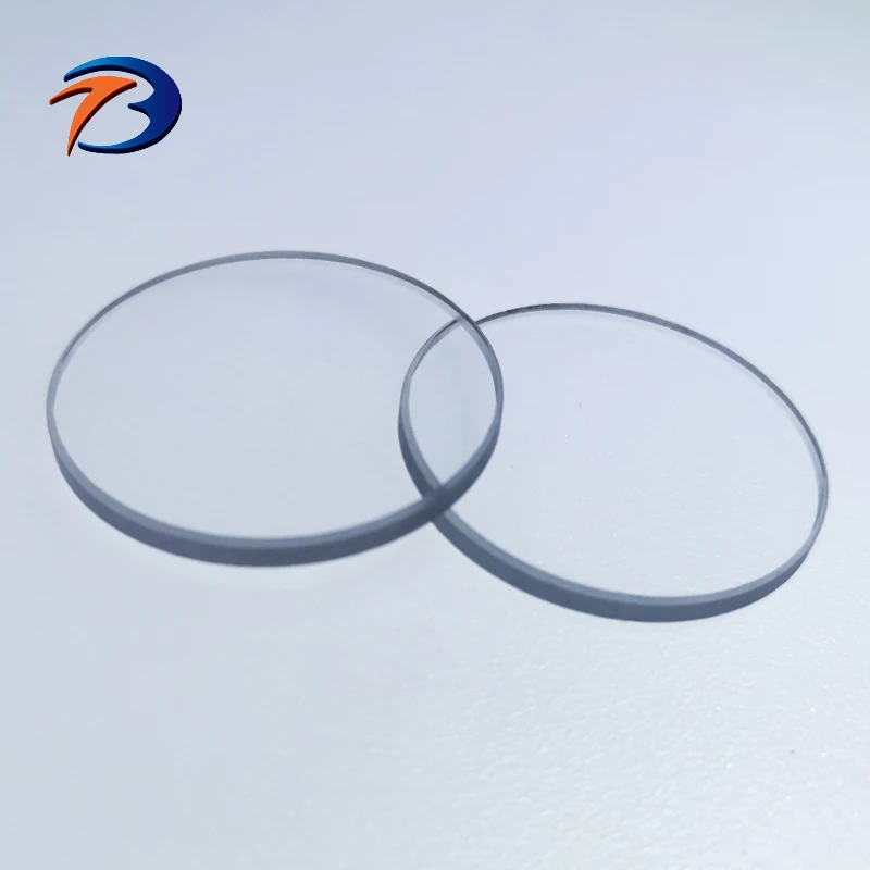 Optical glass wafer optical flat glass caf2 windows ir caf2 wafer crystal windows caf2 wafer