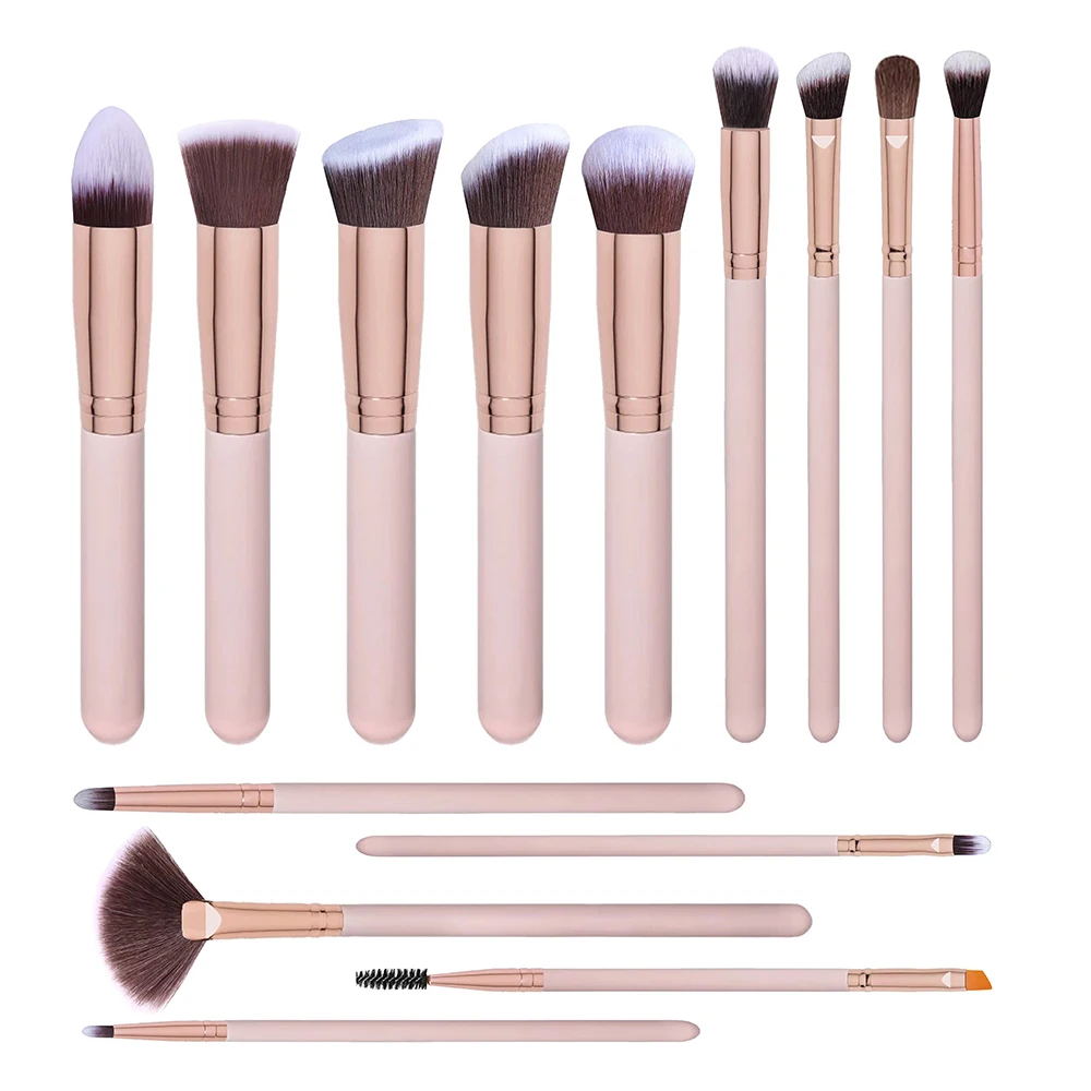 

big make up kit mudge Brush Angular Blush Flat brush Flame Brush Fan Brush,30 Sets