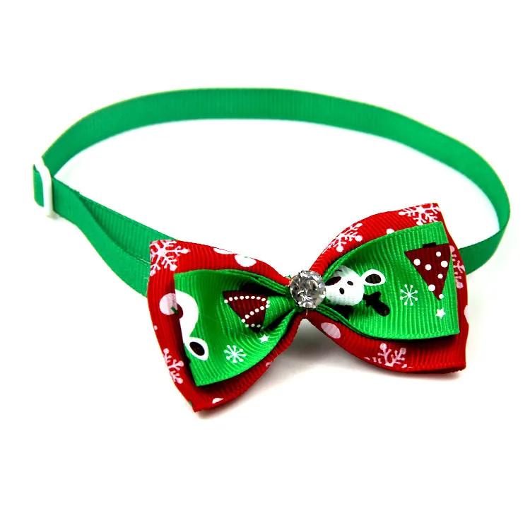 Christmas Bow Tie For Dog For Cat Pet Products Wholesale In Stock Pet