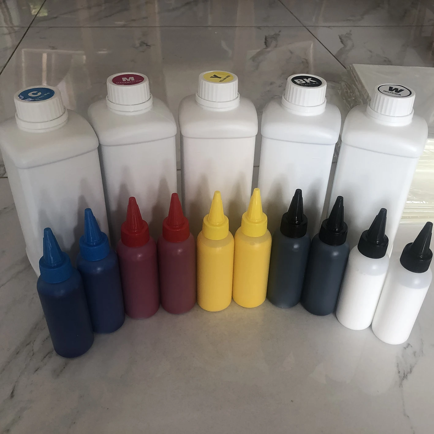 Tinta Dtf White Transfer Film Printing Inks Textile Pigment Ink