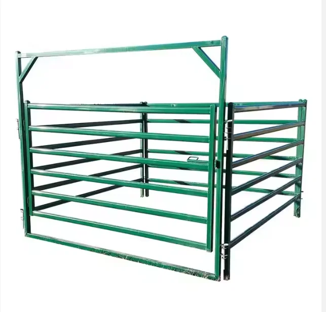 Portable Farm Livestock Panel Galvanized Cattle Fence Panel Horse Round ...