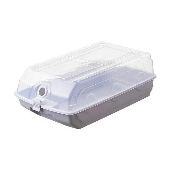 Top quality PP folding collapsible foldable plastic shoe storage box for under bed