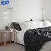 Fashion Wool Hand-make Bed Sofa Super Chunky Large Cable Throw Knitted Blanket