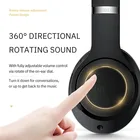 DOQAUS V9 回転サウンドコントロールフリップ強力なスピーカーステレオオーバー耳 Bluetooth ワイヤレスイヤホンヘッドホン EQ モード