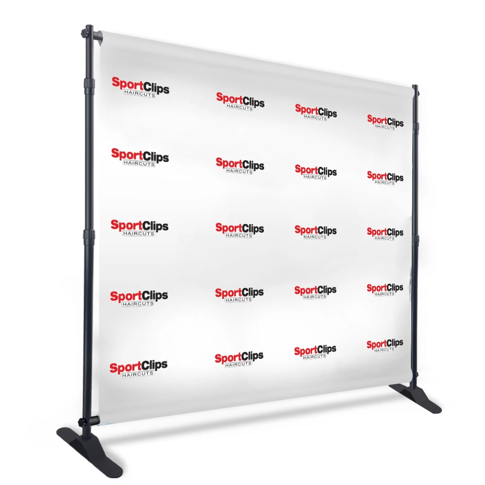 Backdrop Step And Repeat Banner Display Adjustable Pole Portable Trade ...