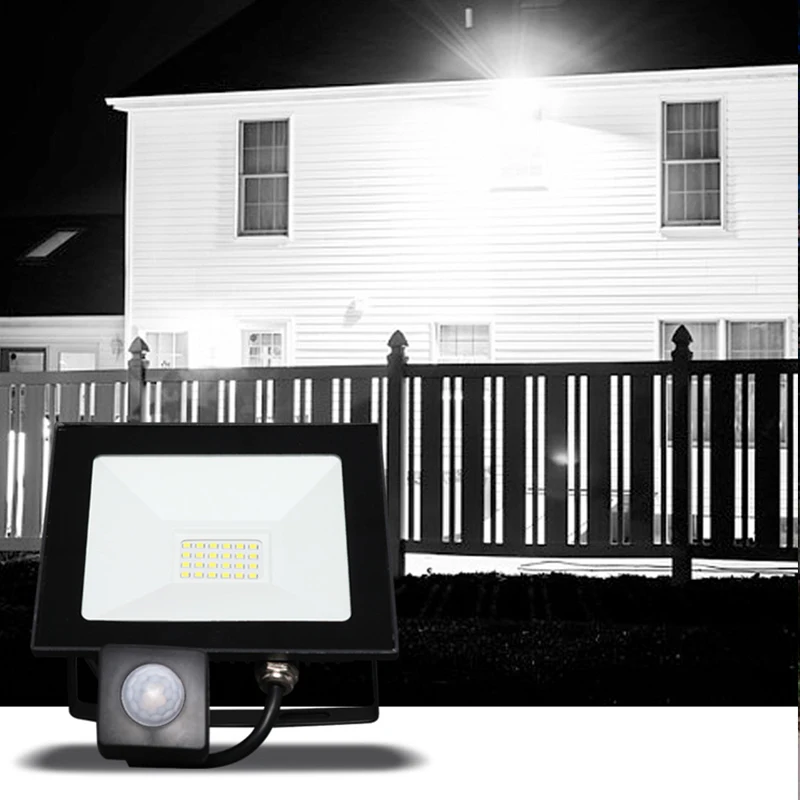 Brightest black motion sensor outdoor brinks motion activated security led flood light bulbs