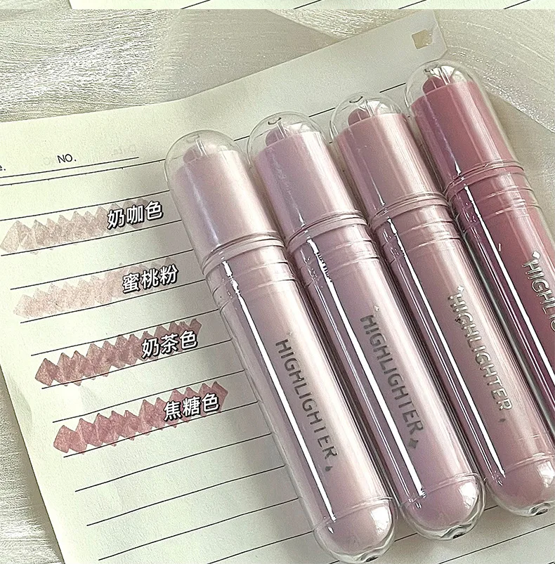 Multi-colored Highlighter Note-taking Key Point Marker Pen Quick-drying ...