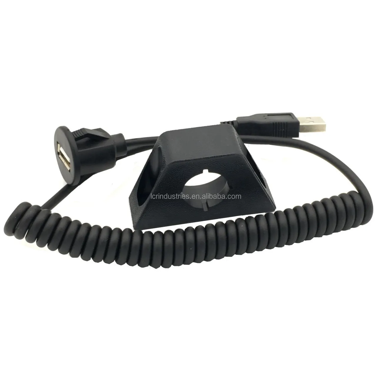1.5M Extension Lead Coiled Usb