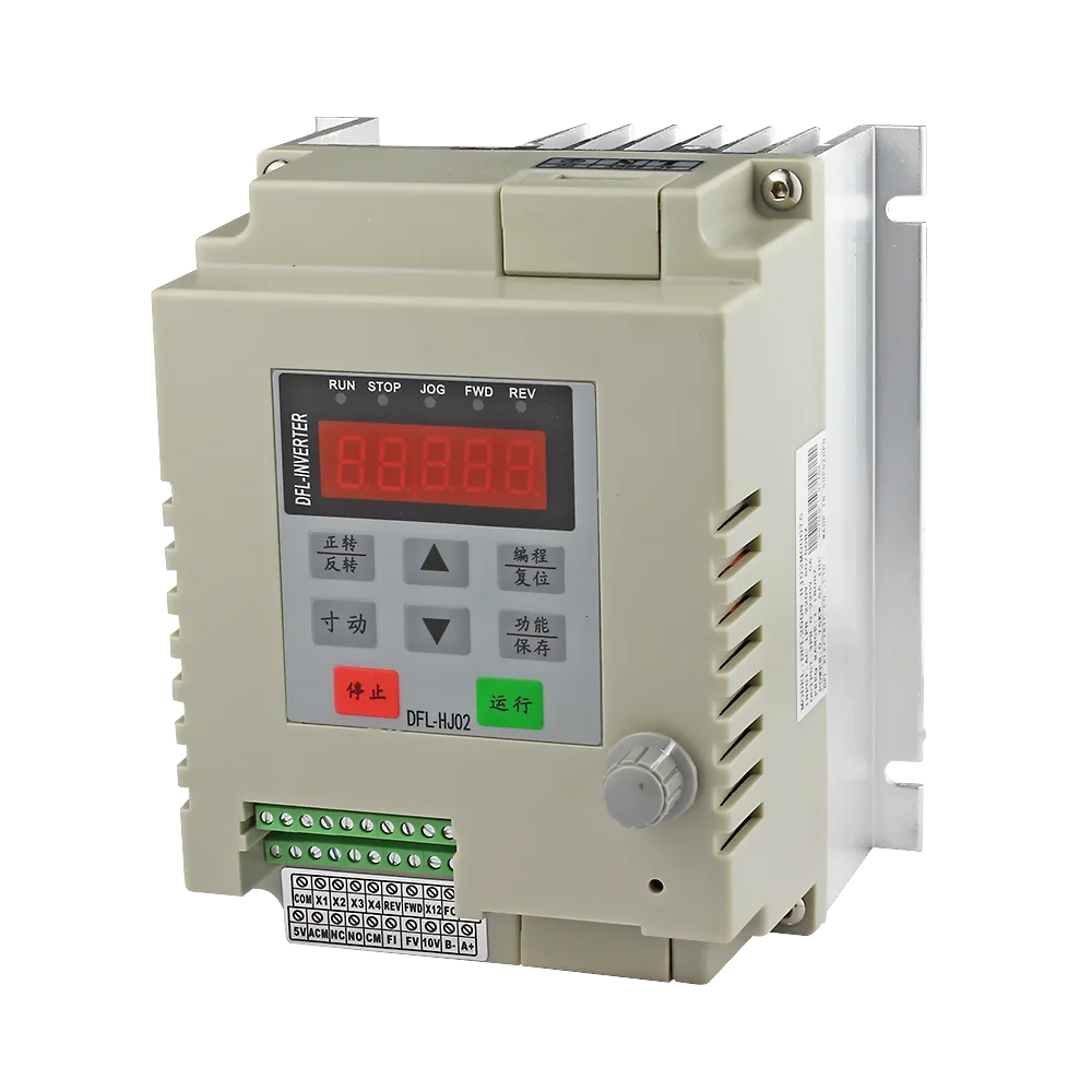 Singlephase Twowire 220v Output Inverter Vfd For Twophase Fan Water