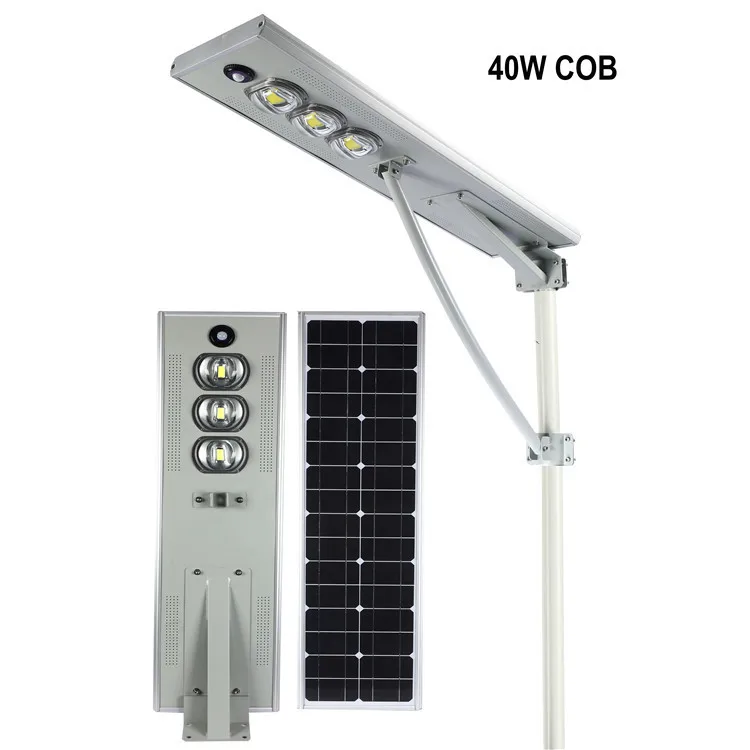 40w 60w 100w 12w Price 15 Watt 150w Cob Led 180w 12v Dc 30w Solar Street Light