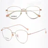 Custom logo not deformed memory round pure titanium optical frames