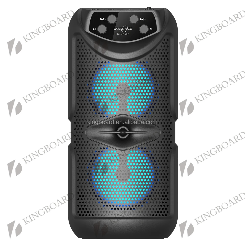 Greatnice GTS-1558 rugged speaker with rubberized casing and minimal controls