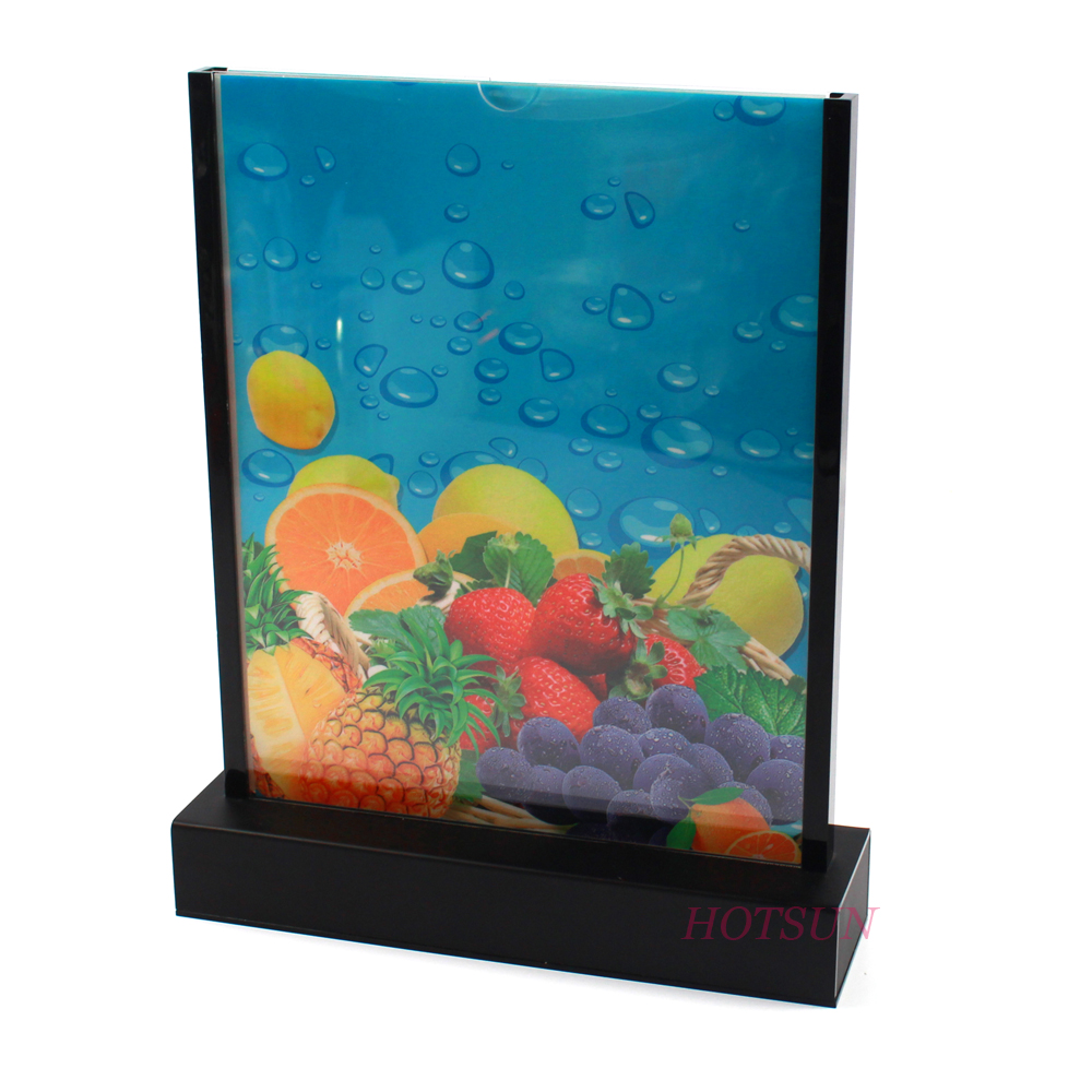 Led Light Acrylic Table Stand Menu Holder Buy Acrylic Menu Holder