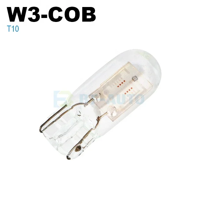 [W3-COB-T10-R LED Bulb] High efficiency, low temperaturet COB-T10 led bulb car