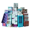4 shelves corrugated cardboard advertisement display rack for sanitary pad