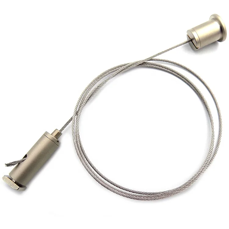 Led Light Ceiling Suspension Hanging Cable Kits Adjustable Cable With Gripper Buy Ceiling