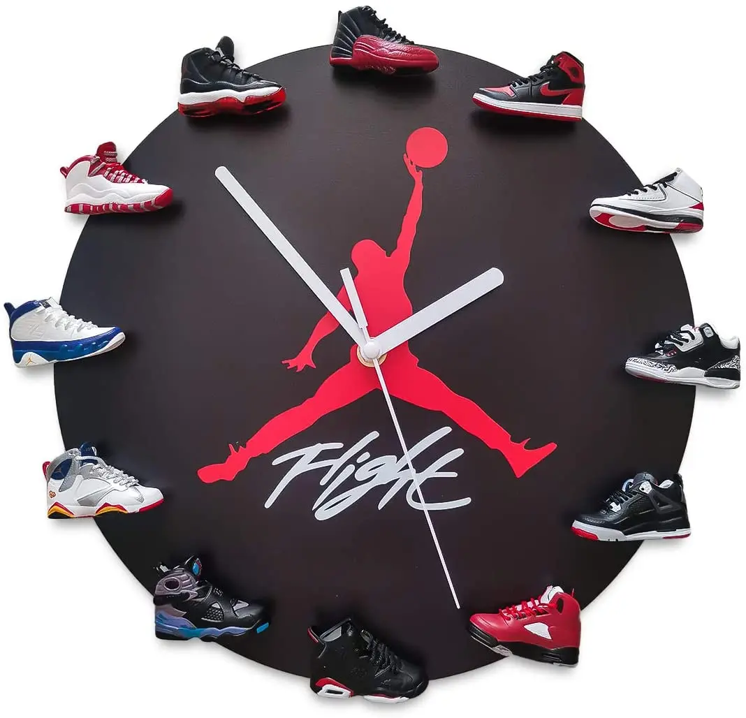3d jordan shoe clock