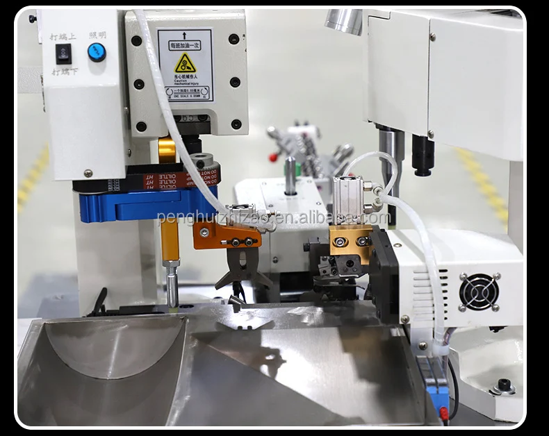Automatic Terminal Press Machine Fully Automatic Both Side Terminal Crimping Machine Double End Wire ...