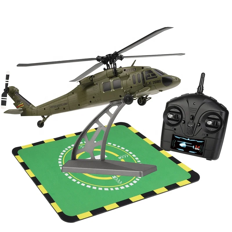 WLTOYS XK K170 Black Hawk UH-60L 4CH RC Helicopter RTF with Gyro