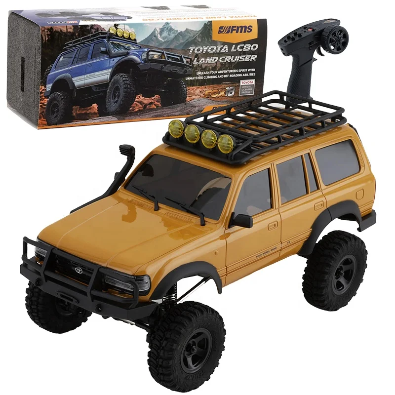 Ready to Run RC 4X4 Crawler Truck - 1:18 Scale Land Cruiser for