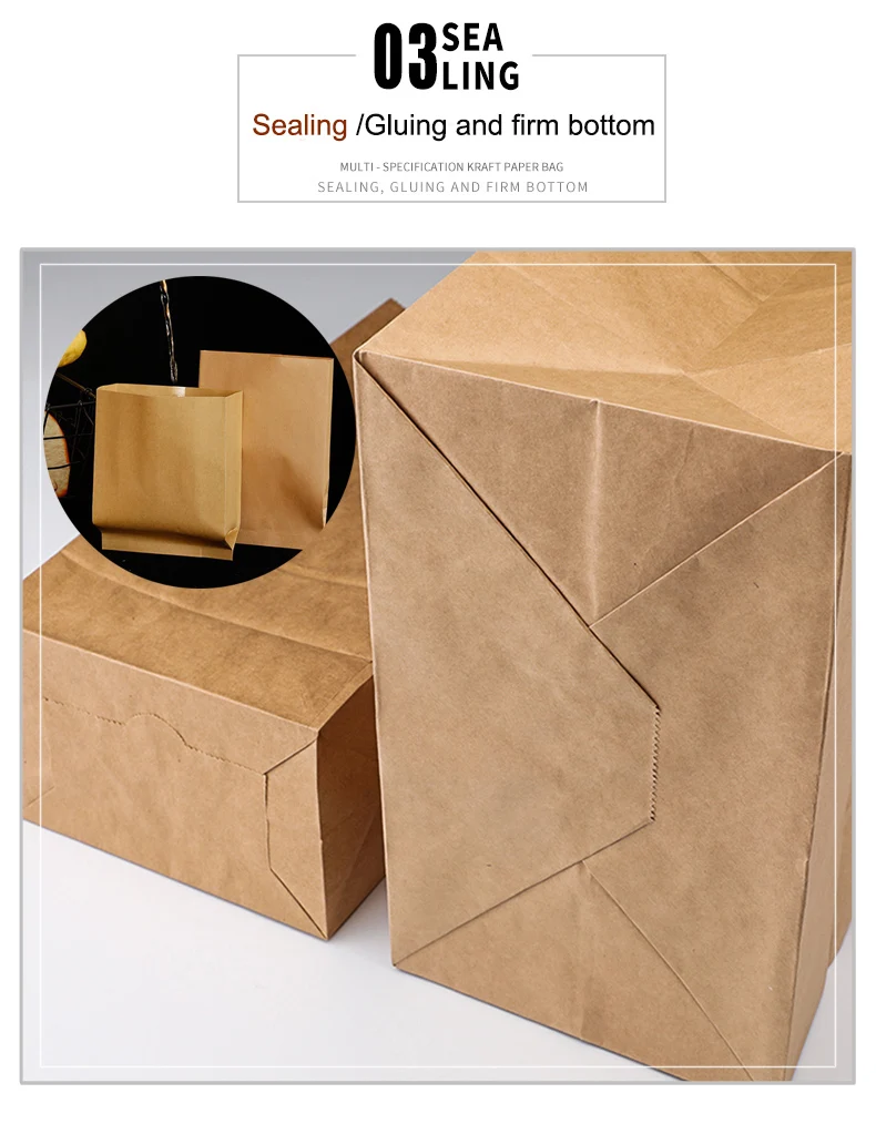 zambia carrier bags waterproof paper food bag