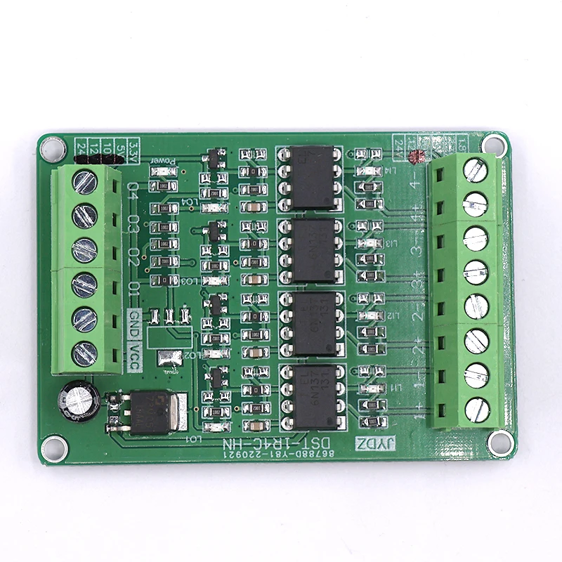 4-Channel Optocoupler Isolation Conversion 6N137 Encoder for PLC Signal ...