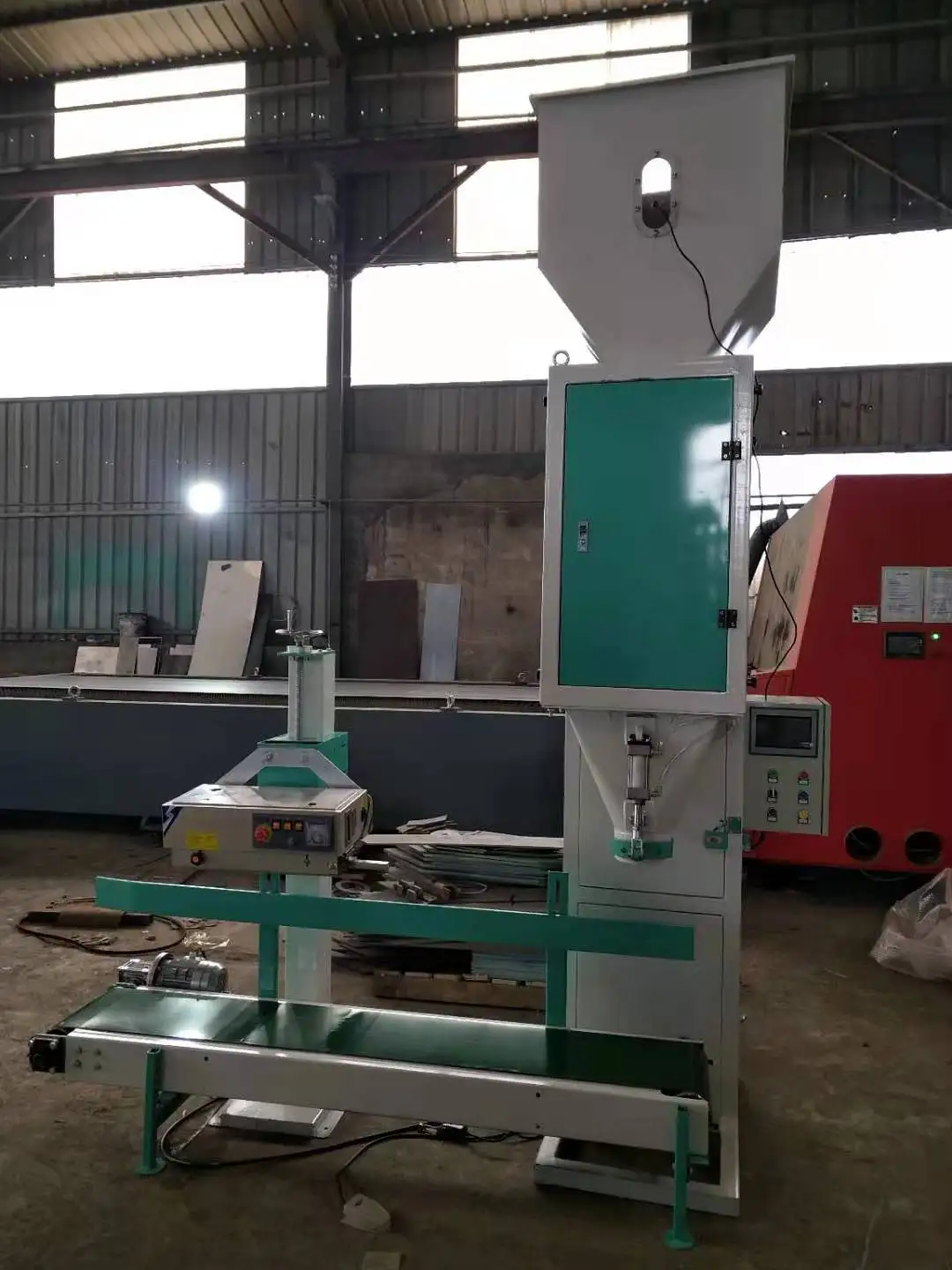 flour packing machine 10kg,20kg,25kg food pellet packing machine