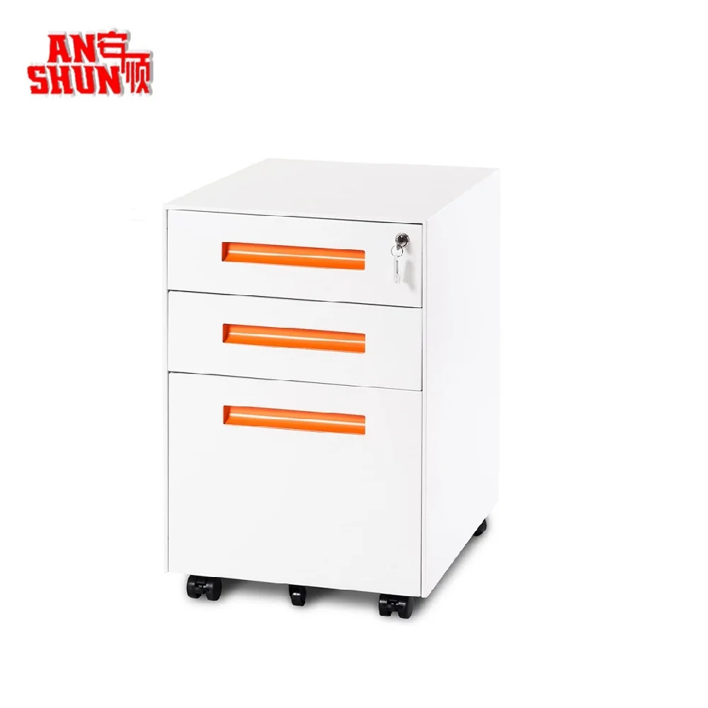 China,El Proveedor De Acero Material De Oficina 3 Cajones De Metal