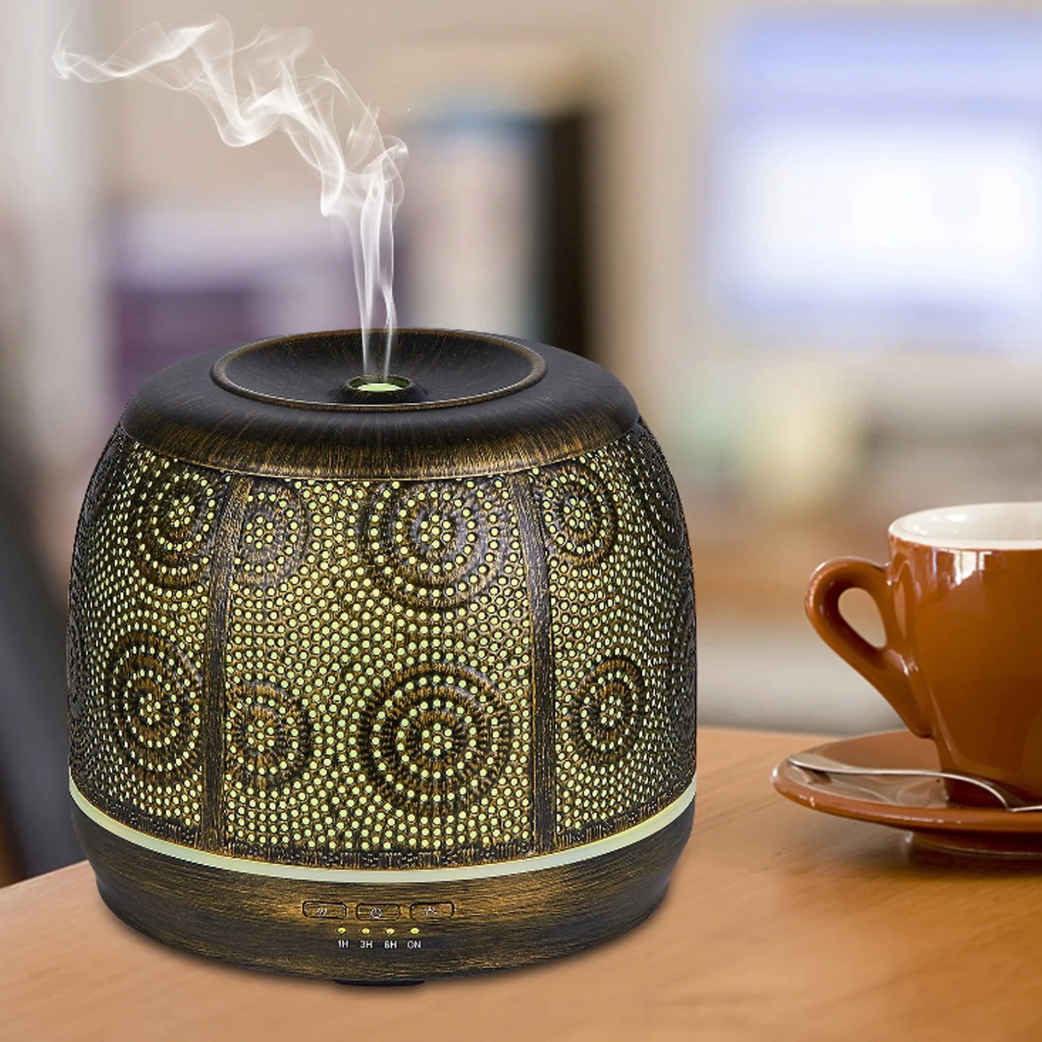 Natural Sound Music Metal Diffuser 500ml Essential Oils Cool Mist