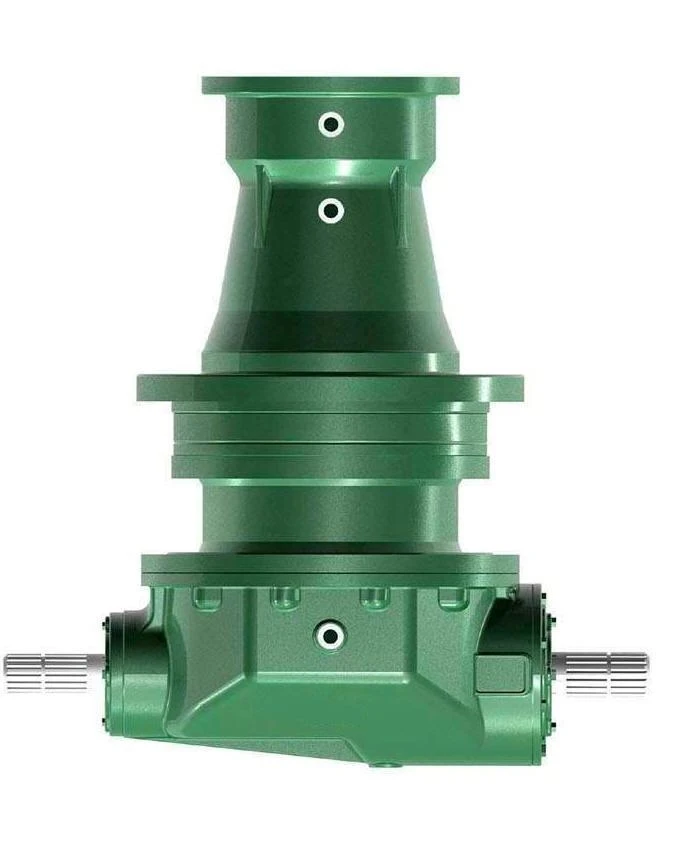 bevel Gearbox For Agricultural Machinery mixer tiller mower pto angle drive gear unit right angle motor 90 degree tractor