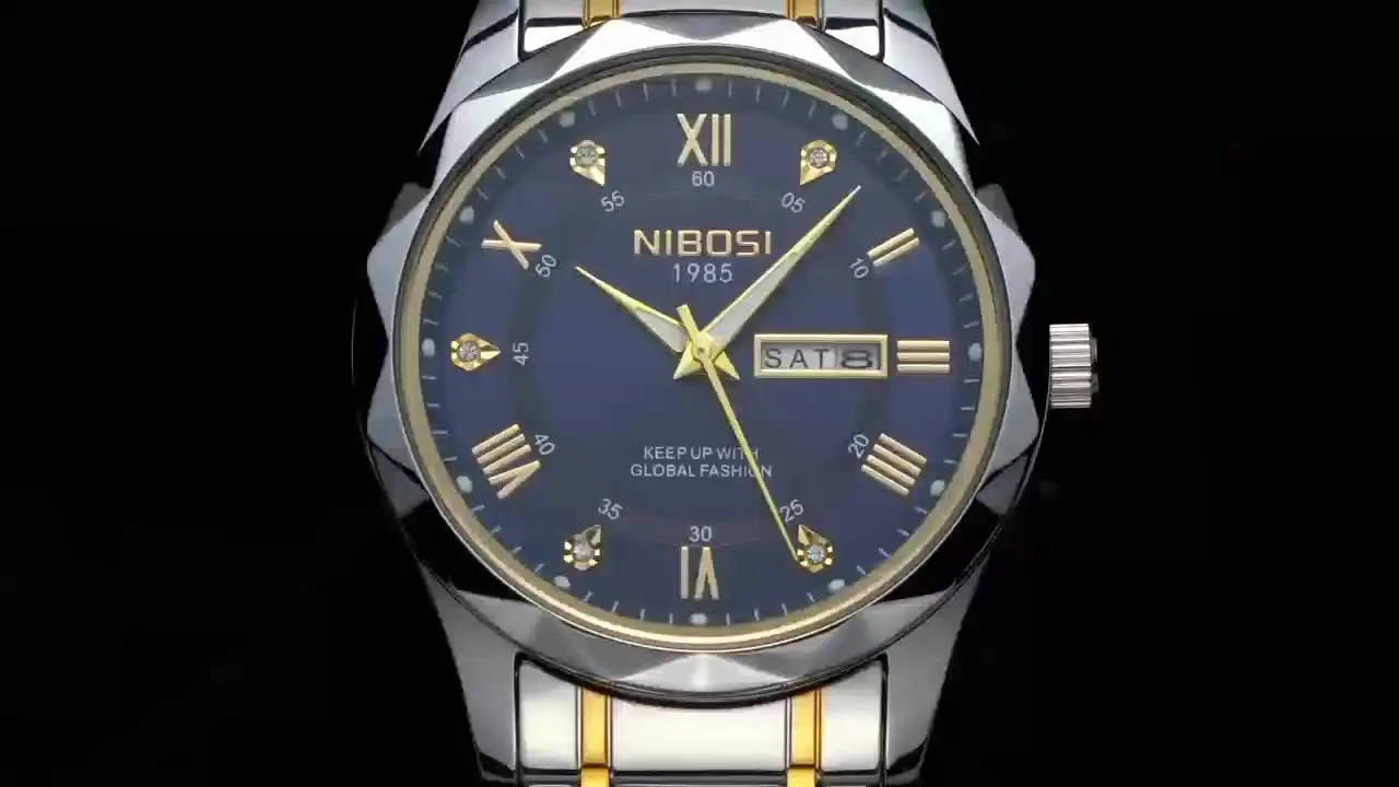 NIBOSI 2682 Men's Luxury Business Watches - Waterproof & Stylish