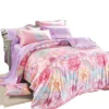 3PCS Printed latest flower tencel bed sheets