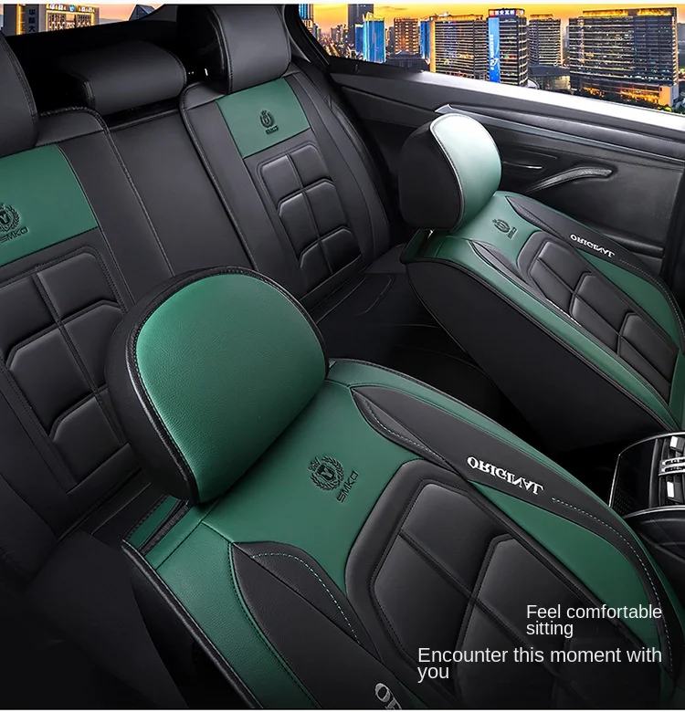 All-Car Five-Seat Leather Cover Fully Encircled Four Seasons Universal Wear-Resistant Dirt-Resistant Breathable Car Seat Cushion supplier